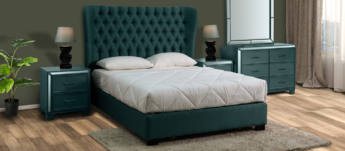 سرير هينلي وطاولة جانبيه